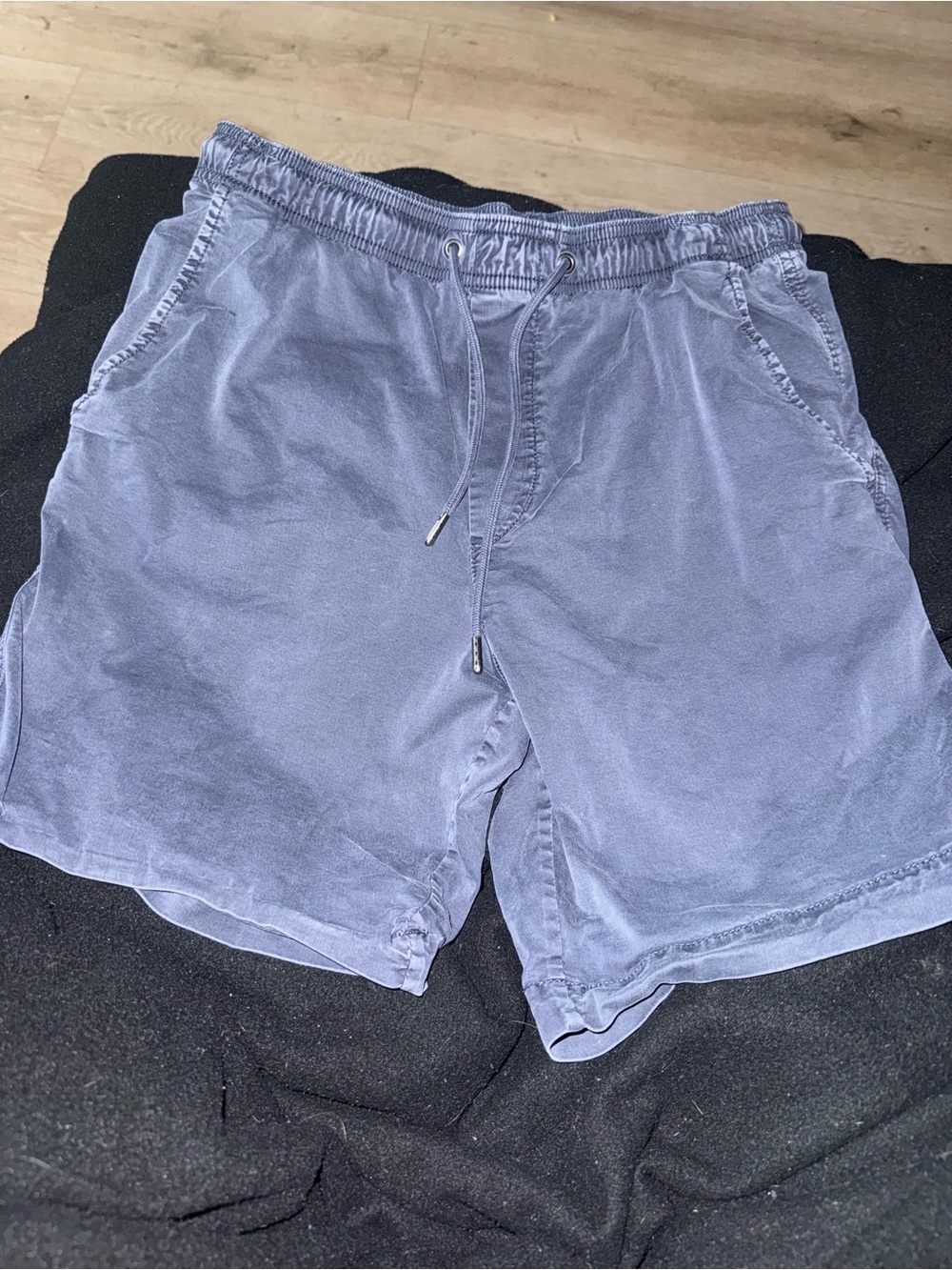 American Eagle Outfitters Men's Lavender Drawstring Athletic Shorts